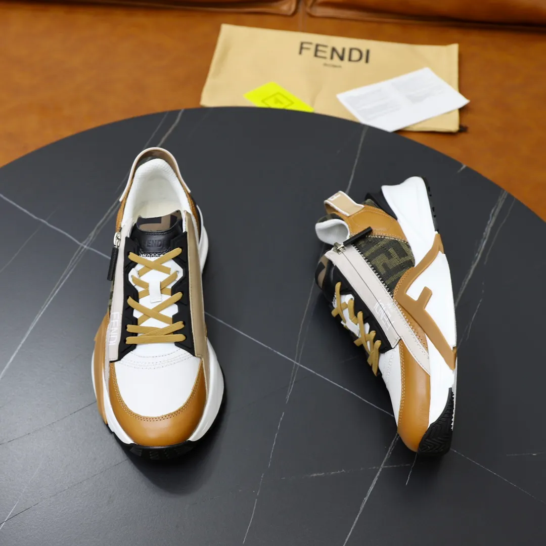 Men's men's shoes 290🔥Brand: FENDI Size: 38-44 (45, 46 customized) Grade: Original quality High version Material: Imported cowhide ➕ High-quality and comfortable lining Original lightweight non-slip outsole Style category: Travel Fashion casual shoes Versatile trend